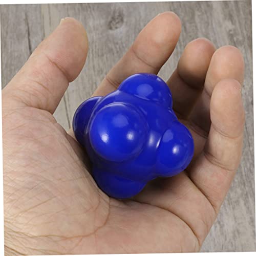 Totority Reaction Ball Hexagonal Training Silicone Wrist Ball Exerciser for Baseball Agility Reflex Training