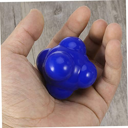 Totority Reaction Ball Hexagonal Training Silicone Wrist Ball Exerciser for Baseball Agility Reflex Training