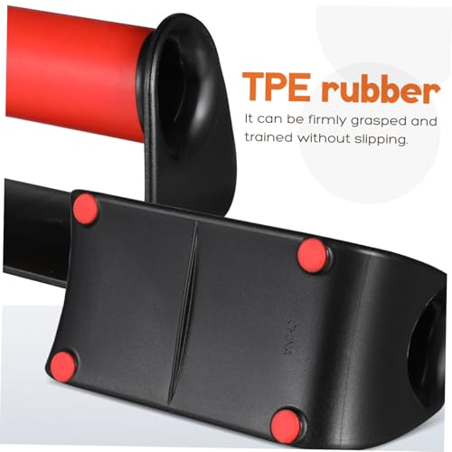 Yardwe 1 Pair Strength Training Grips Nonslip Handles for Home Workouts Compact Bars for Floor Exercises Sturdy Construction Accessories for Women and Men