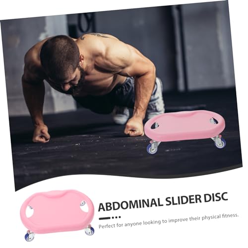 GALPADA Abdominal Sliding Discs Set with Roller Silent Exercise Sliders for Core Strength Training Fitness Equipment for Home Workouts