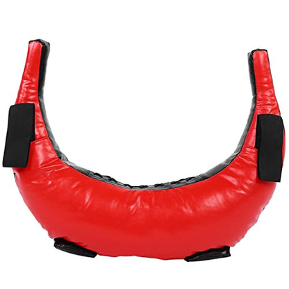 Fitness Power Bag, Training Sandbag for Full Body Workout, 5 25kg Adjustable Weight PU Punching Bag with Multiple Handles, Durable Synthetic Leather Coating for Boxing Strength Tra