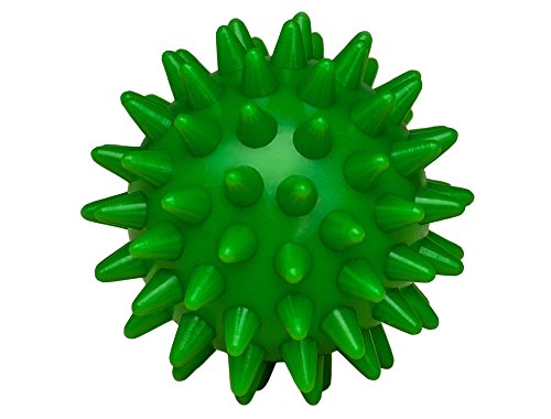 Saj Ball - Mini Spiky Relaxing Massage, Deep Tissue Plantar Fasciitis Relief - Gift Box, Green
