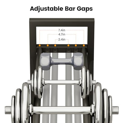 Dumbbell Rack, Adjustable weight Rack Stand, Extended Base Weight Storage for Home Gym, Space-Saving Fitness Equipment Organizer