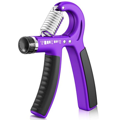 FitBeast Grip Strengthener Forearm Strengthener, Adjustable Hand Grip Strengthener for Strength Training & Rehabilitation, 10-132 lbs Resistance, Ideal for Athletes and Physical Therapy (1 Piece)