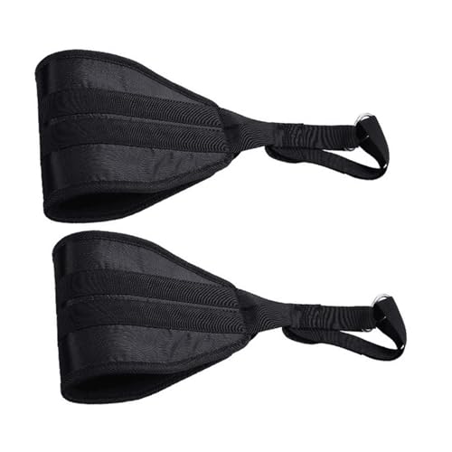 Adjustable Abdominal Suspension Strap for Hanging Knee Raises Fitness Hanging Belt with Thick Padding for Pull Up