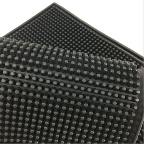 Extra Large (28 inch by 16 inch) Thick Rubber Service Bar Mat for Home Kitchen Counter Mat, Bartender Bar Mat, Dish Drying Mat, 2 Packs Black - size: 28 x 16 inches (2 Packs, Black)