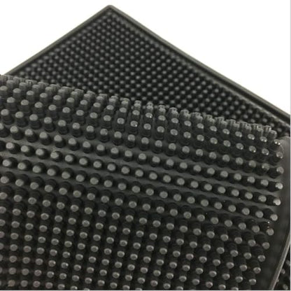 Extra Large (28 inch by 16 inch) Thick Rubber Service Bar Mat for Home Kitchen Counter Mat, Bartender Bar Mat, Dish Drying Mat, 2 Packs Black - size: 28 x 16 inches (2 Packs, Black)