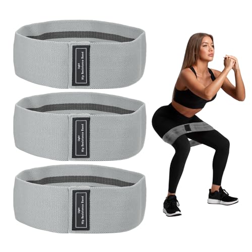PATIKIL Booty Resistance Bands for Working Out Non-Slip Workout Fabric Resistance Loops Elastic for Women Men Hip Leg Gym