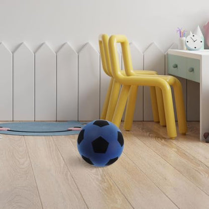 SUPVOX Silent Soccer Ball 7.08In Soft Pu Indoor Football for Kids Quiet Training Toy Improve Soccer Skills and Reaction for Home and School Play