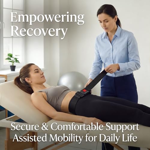 Stretching Strap with Detachable Shoulder Strap – Adjustable Nylon Stretch Band with Breathable Mesh Pad – Leg Stretcher for Yoga, Flexibility Training, Hamstring Stretch & Home Gym Equipment.