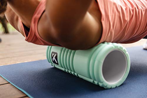 TriggerPoint Grid 1.0 Foam Roller - 13" Multi-Density Massage Roller for Deep Tissue & Muscle Recovery - Relieves Tight, Sore Muscles & Kinks, Improves Mobility & Circulation - Targets Key Body Parts - color: Mint