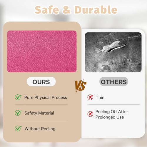 Waterproof Baby Play Mat for Floor Memory Foam 50 * 50 Cushion Playpen Playmat Tummy Time Crawling Mat Nursery Rug Thick Pad Create Soft & Safe Area for Infants,Toddler,Kids,Hot Pink