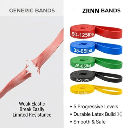 Resistance Bands, Pull Up Assistance Bands Set for Men & Women, Exercise Workout Bands for Working Out, Pull Up Bands, Body Stretching, Physical Therapy, Muscle Training