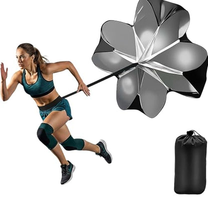 Running Speed Training, 56 inch Speed Drills Resistance Parachute Running Sprint Chute Soccer Football Sport Speed Training