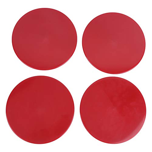 4 Pack Fitness Discs ABS Slider Plates for Full Body Workout Core Training Balance Exercise Home Gym Equipment Non Slip Surface 17.7cm Diameter