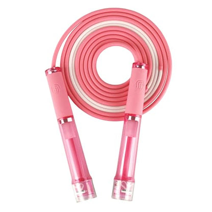 YUEDONG Kids Jump Rope for Boys & Girls, Adjustable Skipping Rope with Double Ball Bearings, Anti-Slip Handles, Durable PVC Speed Rope for School PE, Exercise, Fitness Training, Indoor Outdoor Play