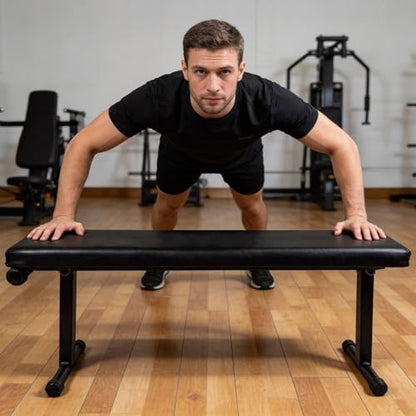 Sit Up Bench, Decline Ab Bench with Reverse Crunch Handle | Adjustable Height Setting, 500/600/1000 Lbs Capacity for Home Gym Workouts, Strength Training, Full Body Muscles