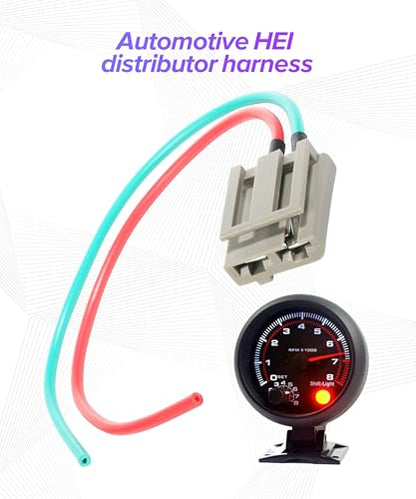 2PCS 170072 Distributor Pigtail,Power and Tachometer Connector Plug,Car Accessories 12V High-Temperature Resistant Engine Wiring Harness,Automotive Replacement,Suitable for Most Cars