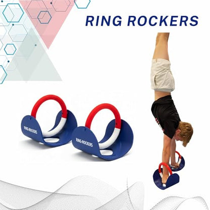 The All-American Gymnastics Training Kit, Includes Ultra Rockers, Ring Rockers & Parallel Rockers for Full-Body Strength, Balance & Core Conditioning, Home Gym Equipment for Athletes & Coaches