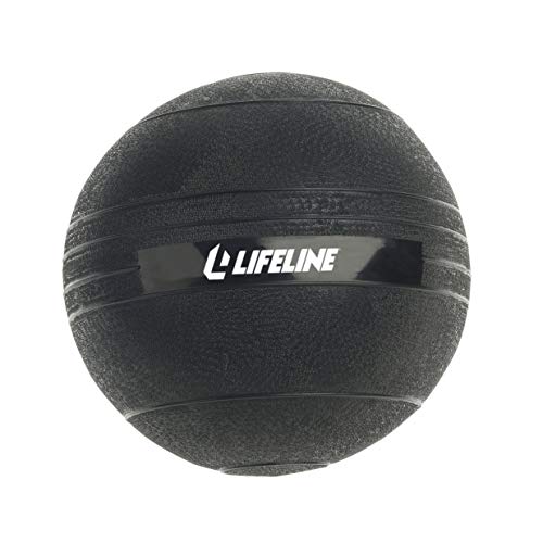 Lifeline Fitness Weighted Slam Ball - Easy to Grip Slam Ball for Home Gym and HIIT Workouts - style: 8 lb