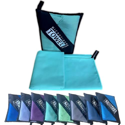 Reusable Quick Dry Beach Towels,Microfiber Travel Towel,Compressed Lightweight Bath Towel for Beach Hiking Gym Yoga Travel Sports Swimming Camping(Light Green, 43"*69") - color: Light Green, size: XX Large