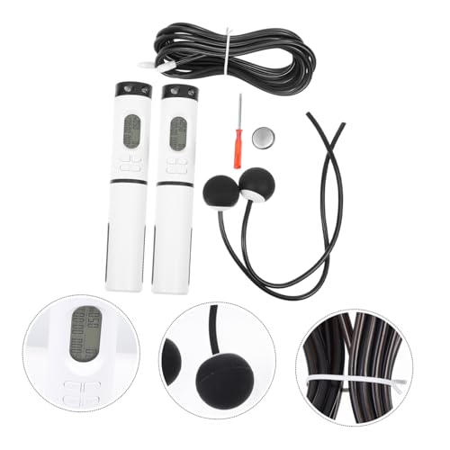 Luxshiny Smart Digital Cordless Jump Rope with Counter Indoor Skipping Rope for Fitness Exercise Design Anti-tangle Skipping for Men and Women