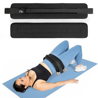 Adjustable Hip Thrust Belt for Dumbbells, Kettlebells & Plates | Slip-Resistant Padding For Hip Protection | Portable & Comfortable Booty Belt For Women | Ideal For Gym, Home & On-The-Go Workouts