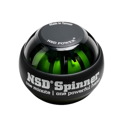 NSD Manual Thumb Wind Start Spinner Gyro Ball – Up to 15,000-18,000 RPM Premium & Durable Hand Strengthener and Wrist Exerciser for Grip Strength Training, Forearm Workout, and Pain Relief - size: Thumb-Wind Start