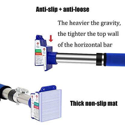 Pull-Up Bar Horizontal Bar On The Door, Portable Screwless Upper Body Fitness Bar, Chin Up Bar, 73-94cm, 92-125cm, 110-140cm (Size : 73-94cm)