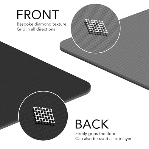 Large Exercise Mat – Extra Thick 10mm Workout Mat (72"x32") – Non-Slip TPE Yoga Mat for Women & Men – Pilates, HIIT, Fitness & Home Gym Mat – Includes Free Carry Bag