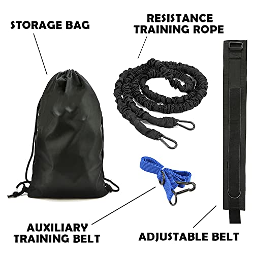Flexible Sport Training Bungee Resistance Speed Band, Basketball and Football All Sports Exercise Equipment Improve Speed, Strengthen Jump Higher Moveable Quickly Training