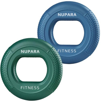 Grip Strength Trainer - Grip Strength Ring, Forearm Strengthener, Hand Strengthening Device, and Hand Gripper Strengthener. 2-pack