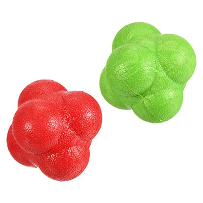PATIKIL Bounce Reaction Balls Coordination Training Ball Agility Trainer TPR for Speed Reflex