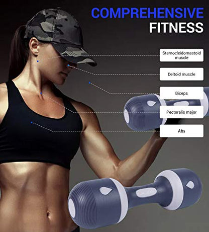 Nice C Adjustable Dumbbells, Neoprene Hand Weights - style: Black Purple 11lb Pair