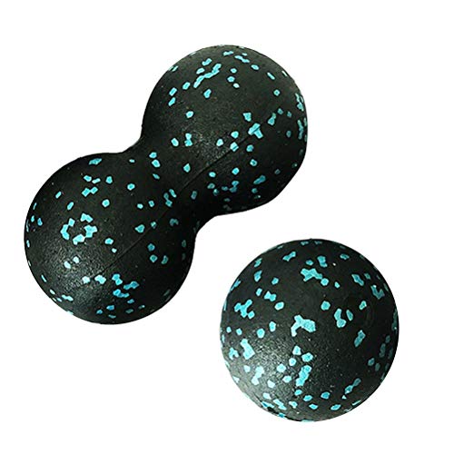 Peanut Massage Ball - After Exercise Fascia Ball Set Training Deep Tissue Massage Ball Kit Lacrosse Ball Muscle Roller for Acupressure Plantar Fasciitis Reflexology Massage