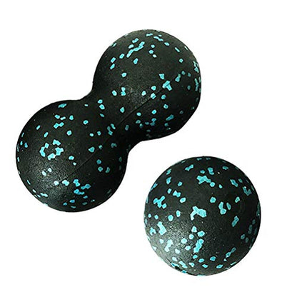 Peanut Massage Ball - After Exercise Fascia Ball Set Training Deep Tissue Massage Ball Kit Lacrosse Ball Muscle Roller for Acupressure Plantar Fasciitis Reflexology Massage