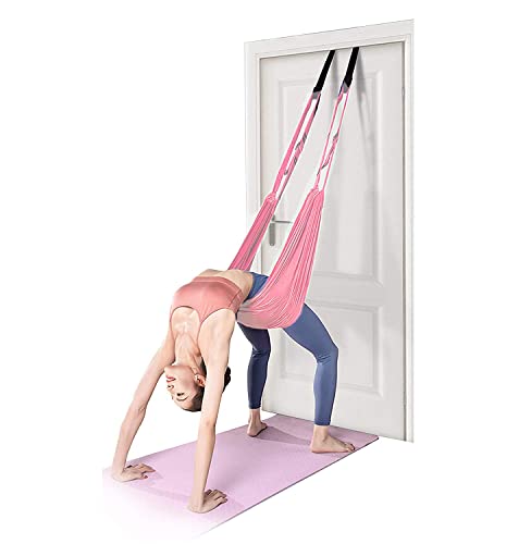 Fitness Yoga Stretching Strap, Adjustable Leg Stretcher Back Bend Assist Trainer, Improve Leg Waist Back Flexibility Home Gym Equipment for Rehab Pilates Ballet Cheerleading Splits Gymnastics