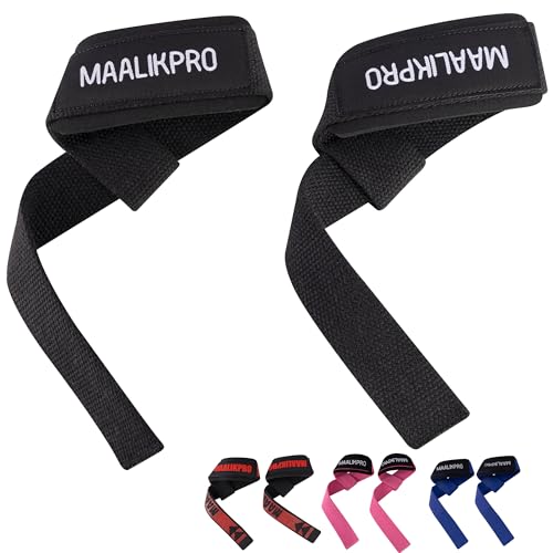 Weight Lifting Straps | Wrist Lifting Strap - color: Black