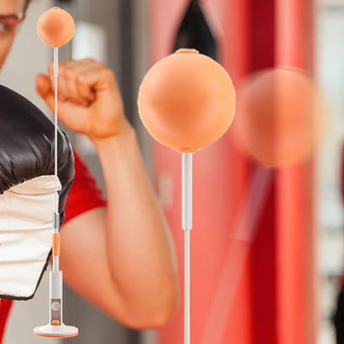 Boxing Reflex Ball Punching Bag Stand Reflex Trainer Hand-Eye Coordination - size: 154cm