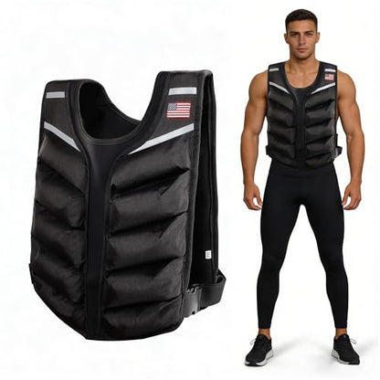 Weighted Vest for Men & Women Heavy Body Weight Vest for Home Workouts, Cardio & Strength Training - size: 20LB