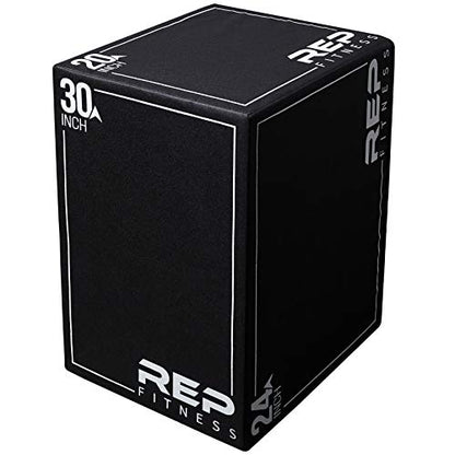 REP Soft Plyo Box | 3-in-1 Foam Jump Box | 3 Size Options 16", 20", 24" | Plyometric Training Platform | Home Gym Equipment | Non-Slip Step Block | Adjustable Workout Box | CrossFit Jump Tool