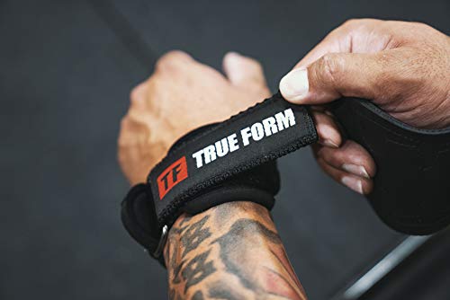 True Form Grips- (Medium, Snow Camo) Weightlifting Workout Gear Alternative Power Lifting Hook Deadlift Glove Padded Wrist Wrap Support Dumbell Bodybuilding Weight Crossfit Pull Up Slip Kettlebell