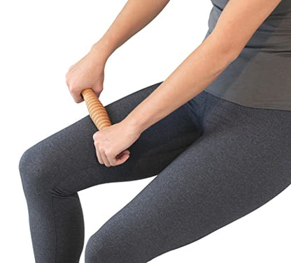 Body Back Wooden Foot Roller, Foot Massager for Plantar Fasciitis, Stress Relief, Relaxation - style: Single