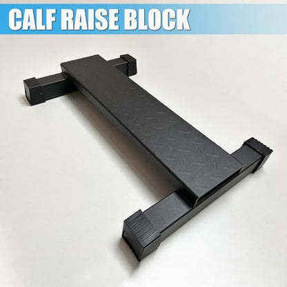 Steel Calf Raise Bar, Standing Machine for Stretching, Squat, Foot Stretch, Anti-Slip Solid Block (Calf Raise BAR 1)