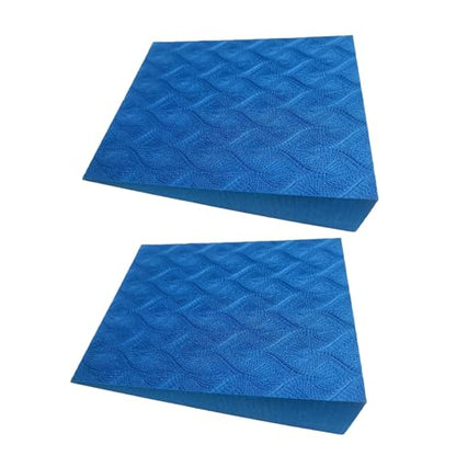 2 Pieces Yoga Brick Slant Board Calf Stretcher EVA Squat Wedge Block Heel Elevated Block Stable Base Suitable for Gym Pilates Stretching Home Exercise
