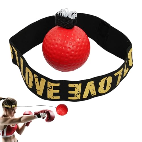 Boxing Reflex Ball, Boxing Training Ball Reflex, Boxing Ball with Headband -Hand-Eye Coordination for Men,Indoor Training Boxing Supplies Headband for Parks, Gym, Living Room, Bedroom, Courtyard