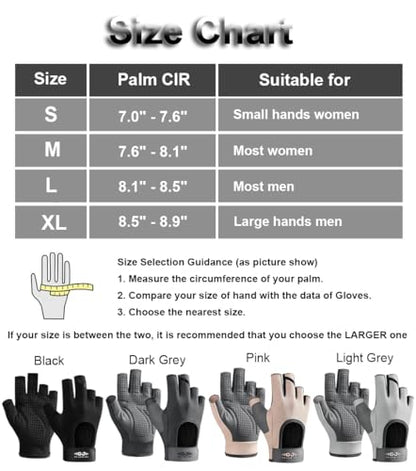 Workout Gloves for Women & Men, Anti-Slip Fingerless Gloves for Weightlifting, Mens Workout Gloves Gym Gloves Fitness Gloves
