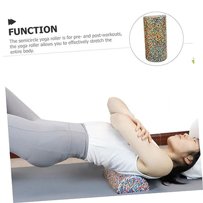 Yoga Tool Half Foam Roller Semicircle Roller Massage Rolling Pin Leg Foam Yoga Balance