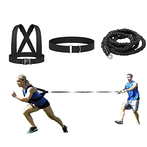 Resistance Explosive Training Rope Force Improve Power, Agility, Strength Track and Field Football Basketball Volleyball Multi-Directional Physical Equipment
