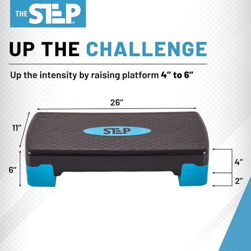 The Step Aerobic Platforms for Home Workout Steppers for Exercise - style: Small